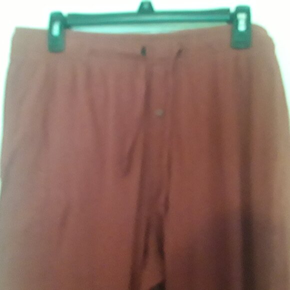 Goodfellow & Co. Mens size large rust red drawstring lounge pants w/pockets - Picture 2 of 4